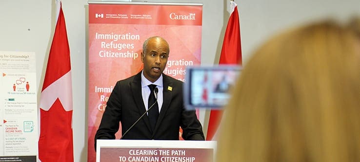 IRCC Minister visits Welcome Centre to announce changes to Citizenship Act