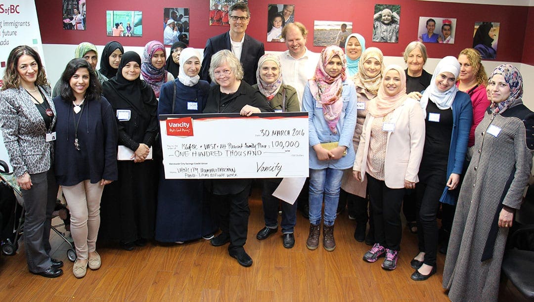 Vancity donation supports Vancouver refugee resettlement efforts