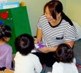 Childcare students dance and play after summer break