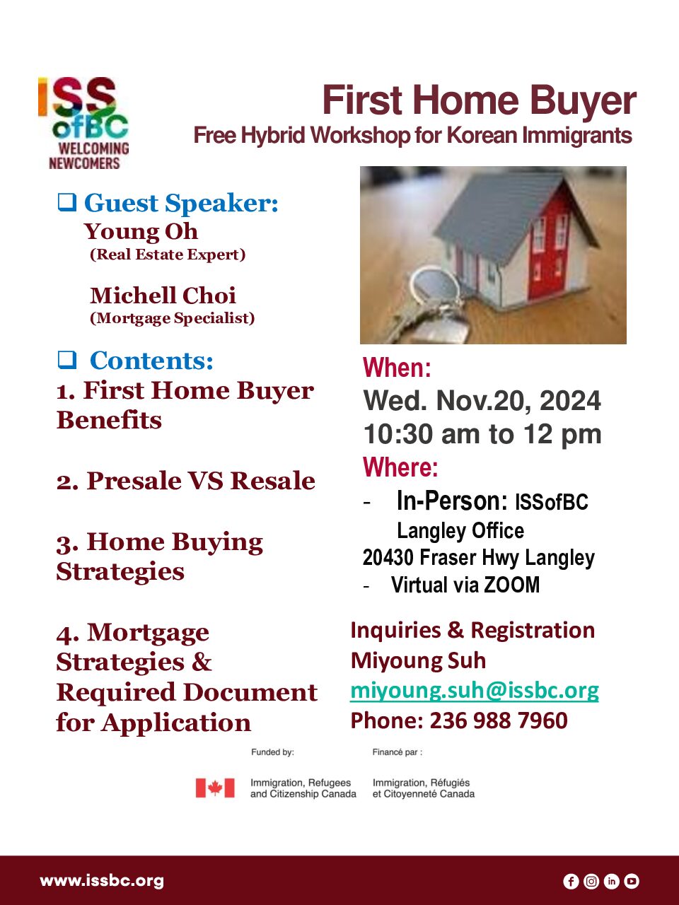 First Home Buyer – Free Workshop for Korean Immigrants