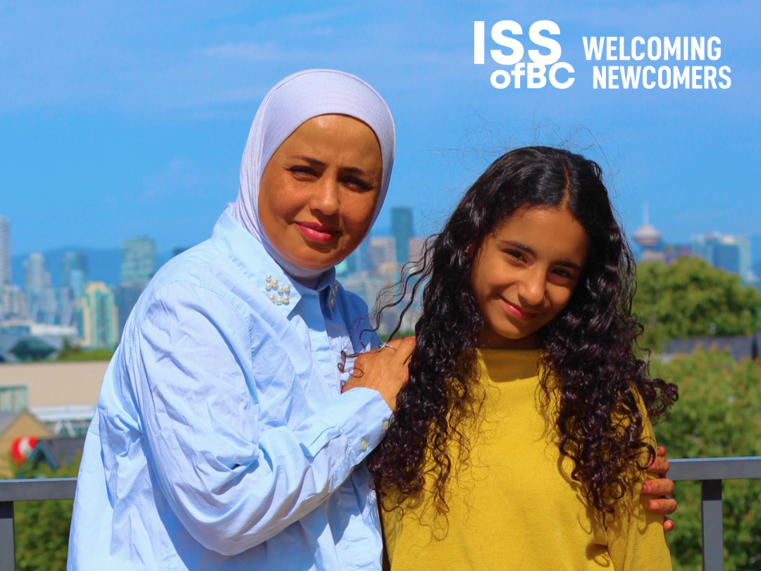 Refugee mother with her daughter