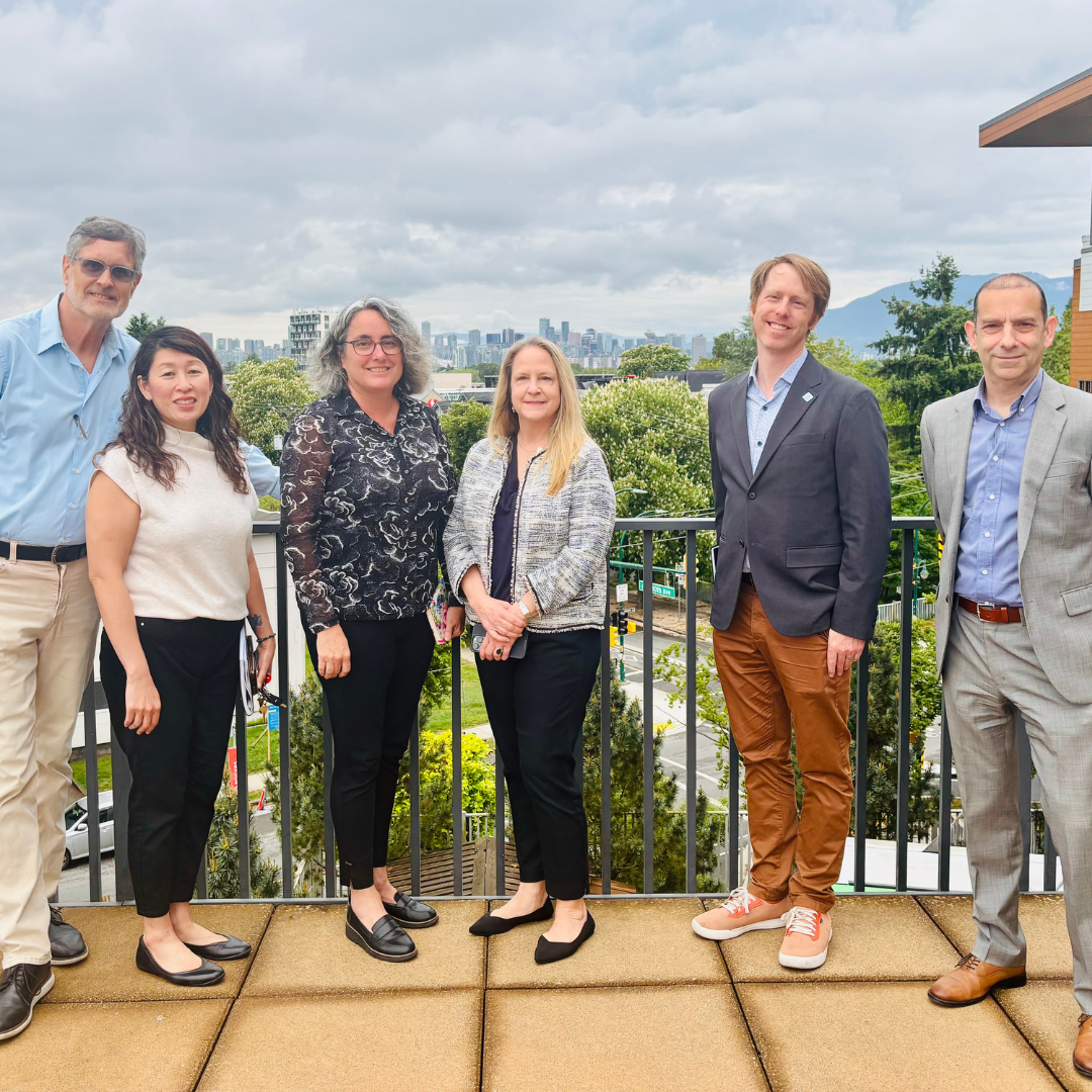 The UNHCR representative team and the Board.